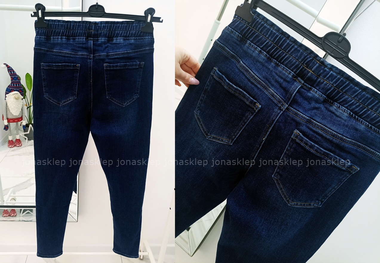 GUMKI dark ściągacz joggery troczek PLUS SIZE