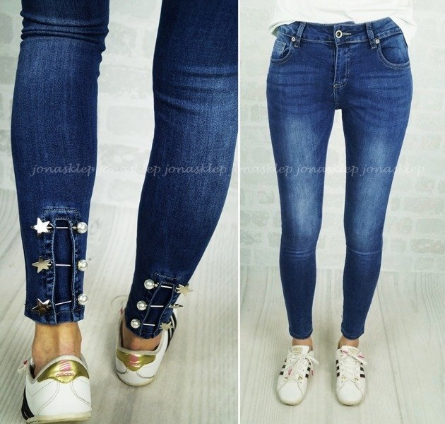 new RURKI SLIM KOLCZYKI NA TYLE STAR PEARL