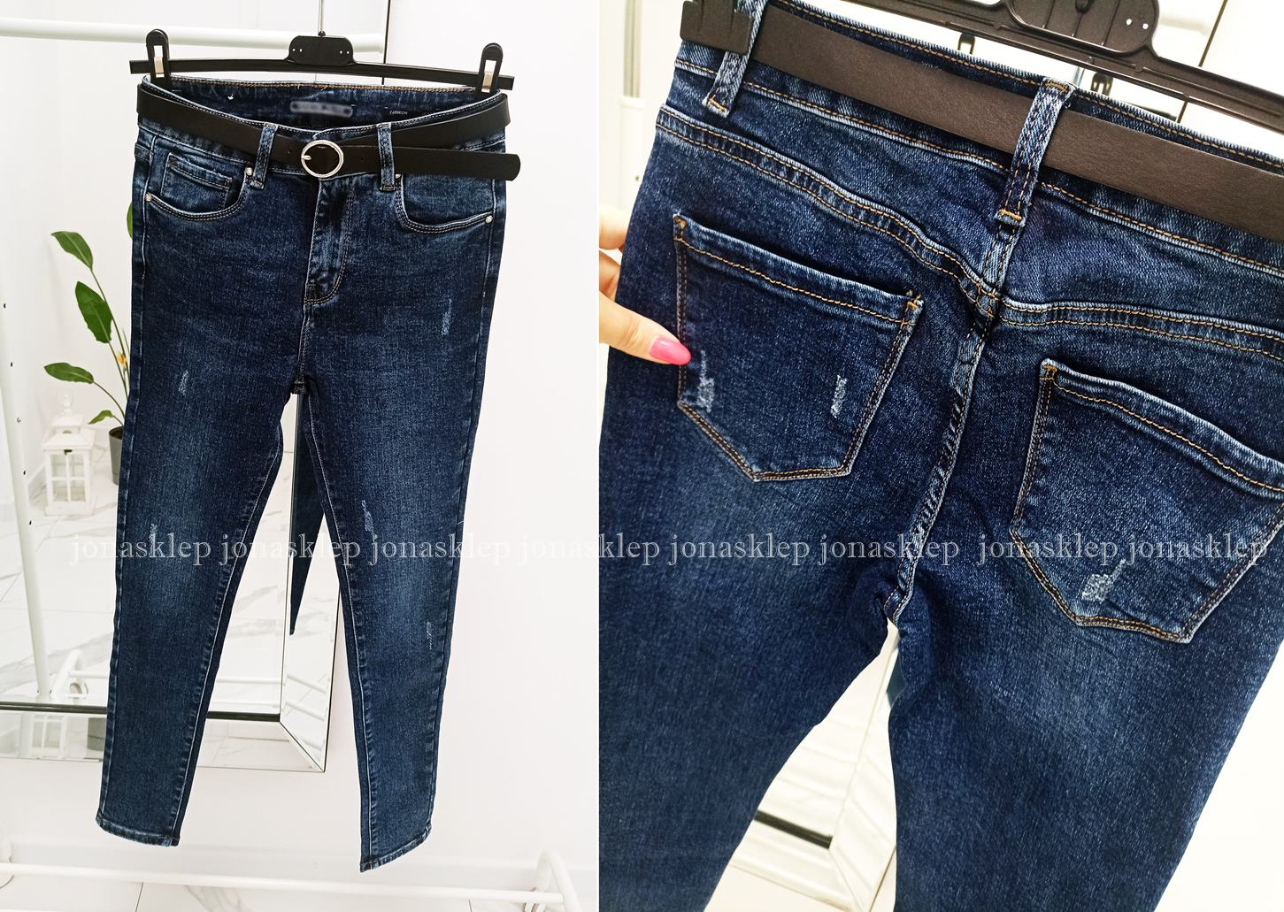 new look SKINNY JEANS przetarcia PLUS SIZE