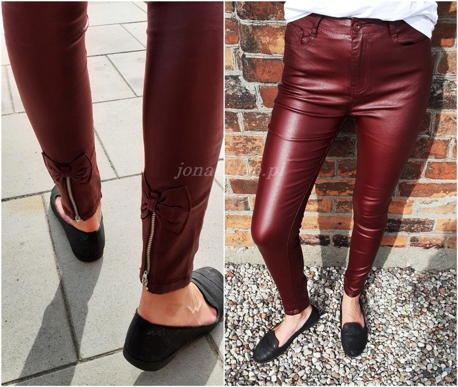 Woskowane red bordo rurki BOW