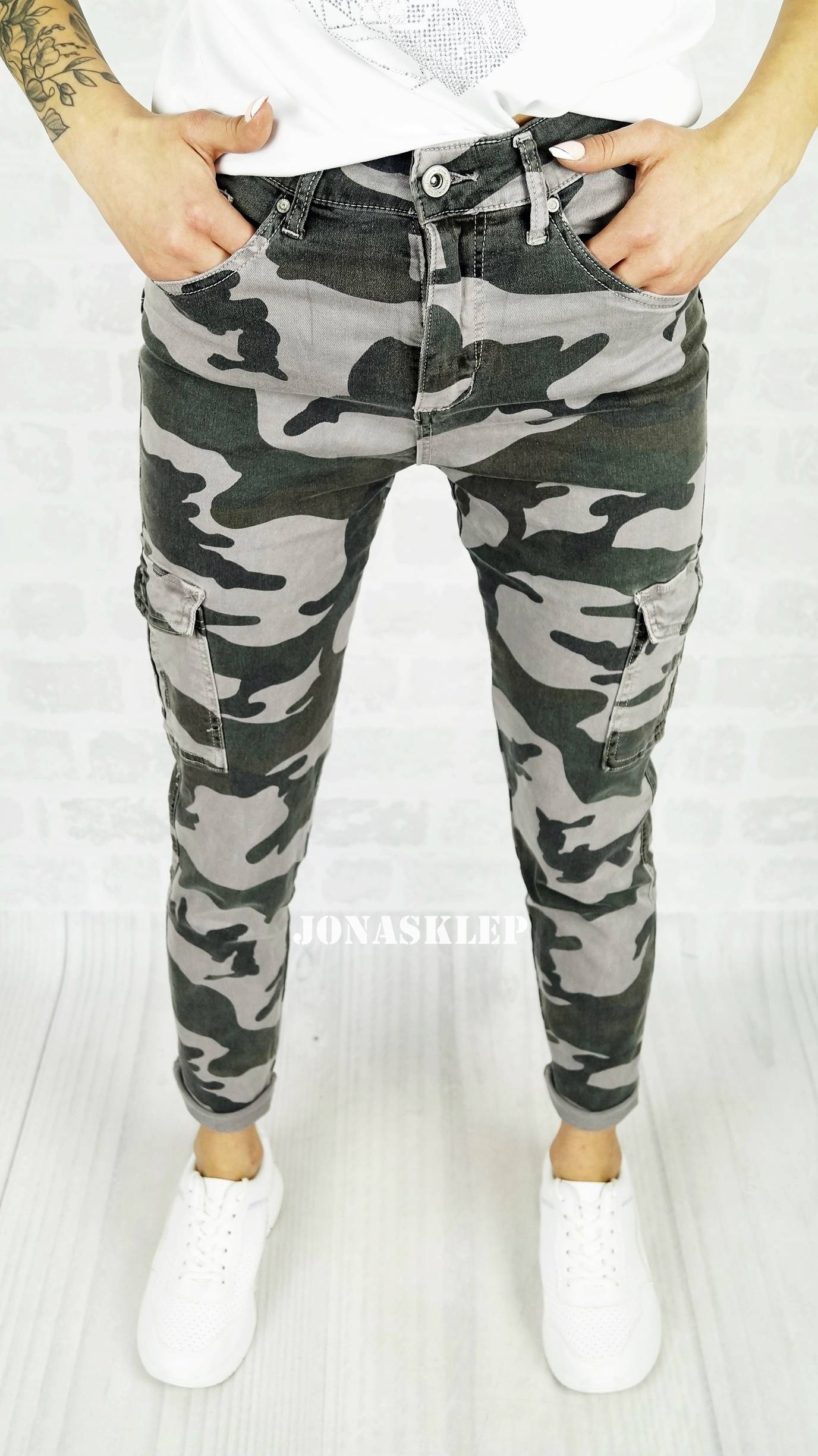 MORO military JACK bojówki gray CARGO