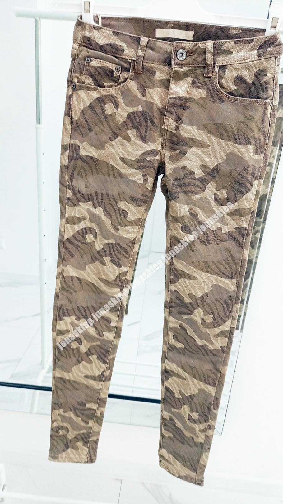 GOLD NABŁYSZCZANE RURKI WZORY MORO