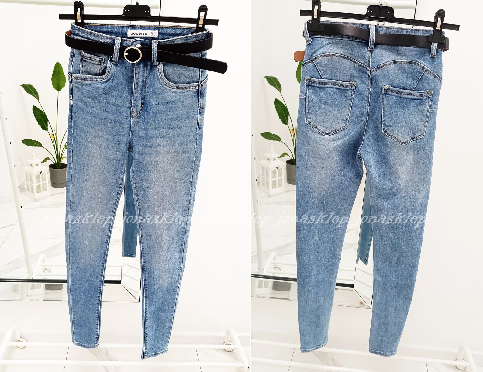 Spodnie LUXE classic jeansy DAMSKIE rurki 