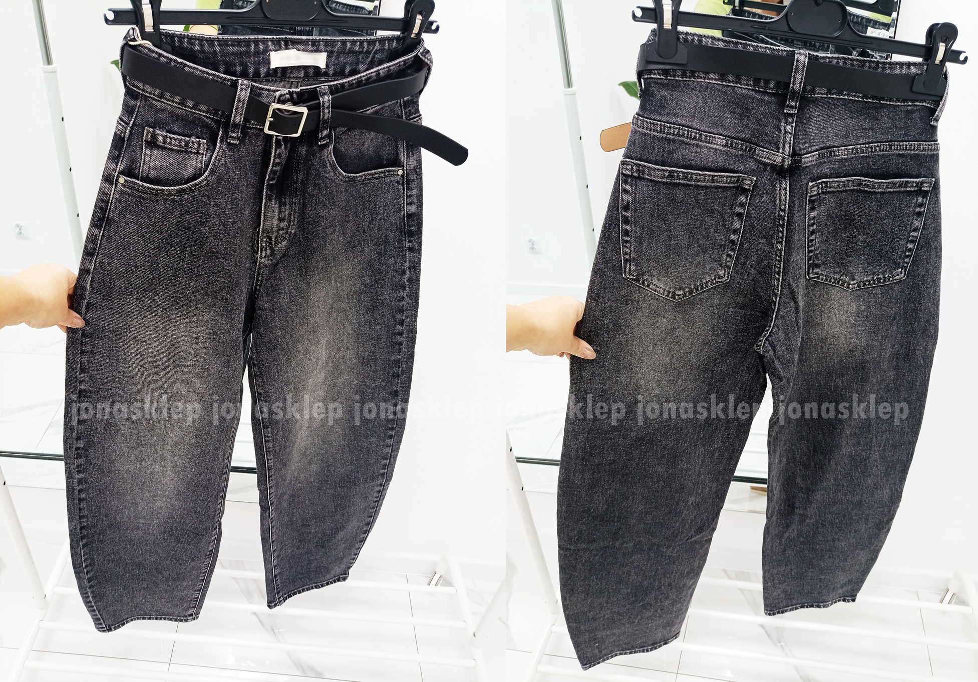 BALLON JEANS GRAY vintage new look LUŹNE