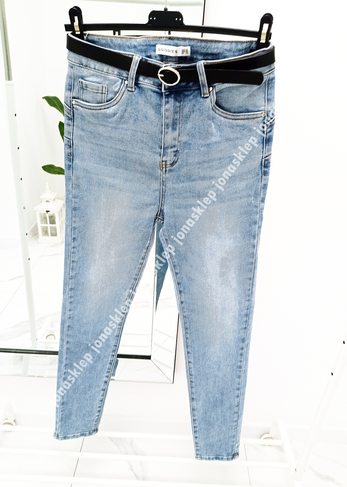 Jeansy Life's  jasne push up PLUS SIZE