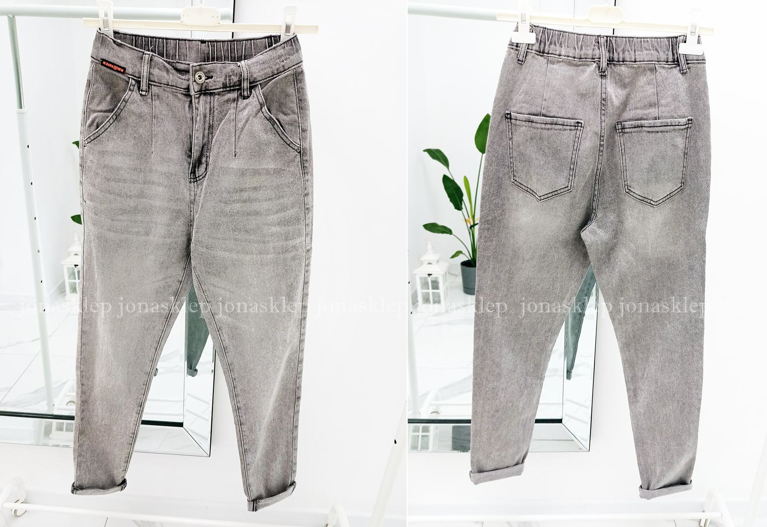 GRAY mom fit casual jogger baggy gumka