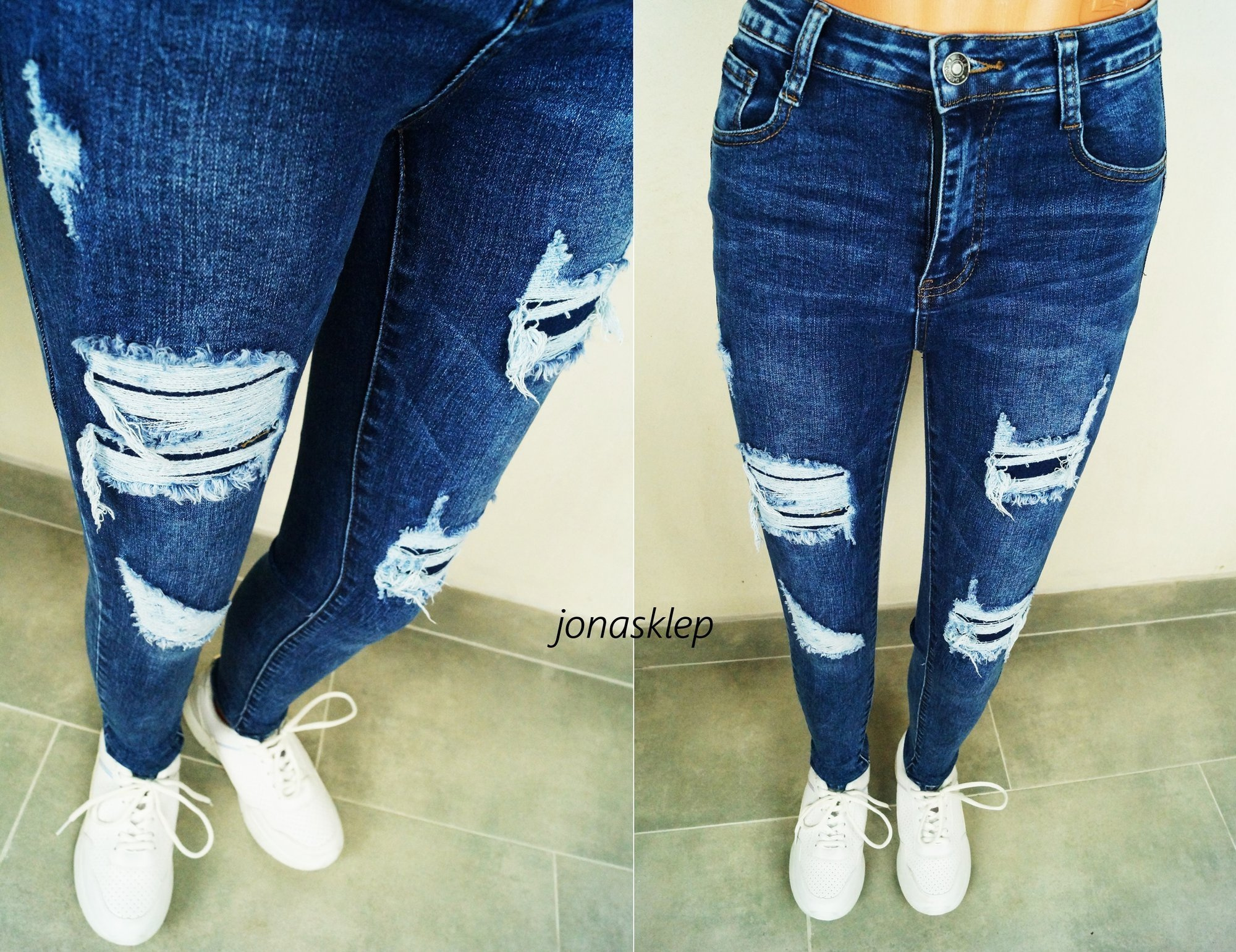 DARK JEANS Z DZIURAMI CATRICE holes