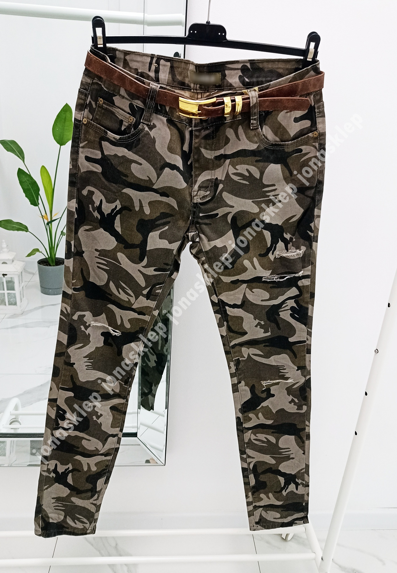 militarne NICOLE MORO BAGGY przetarcia