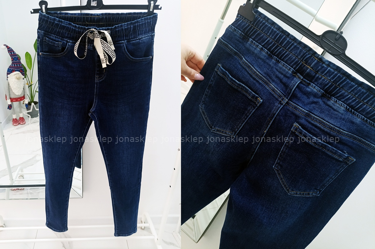 GUMKI dark ściągacz joggery troczek PLUS SIZE