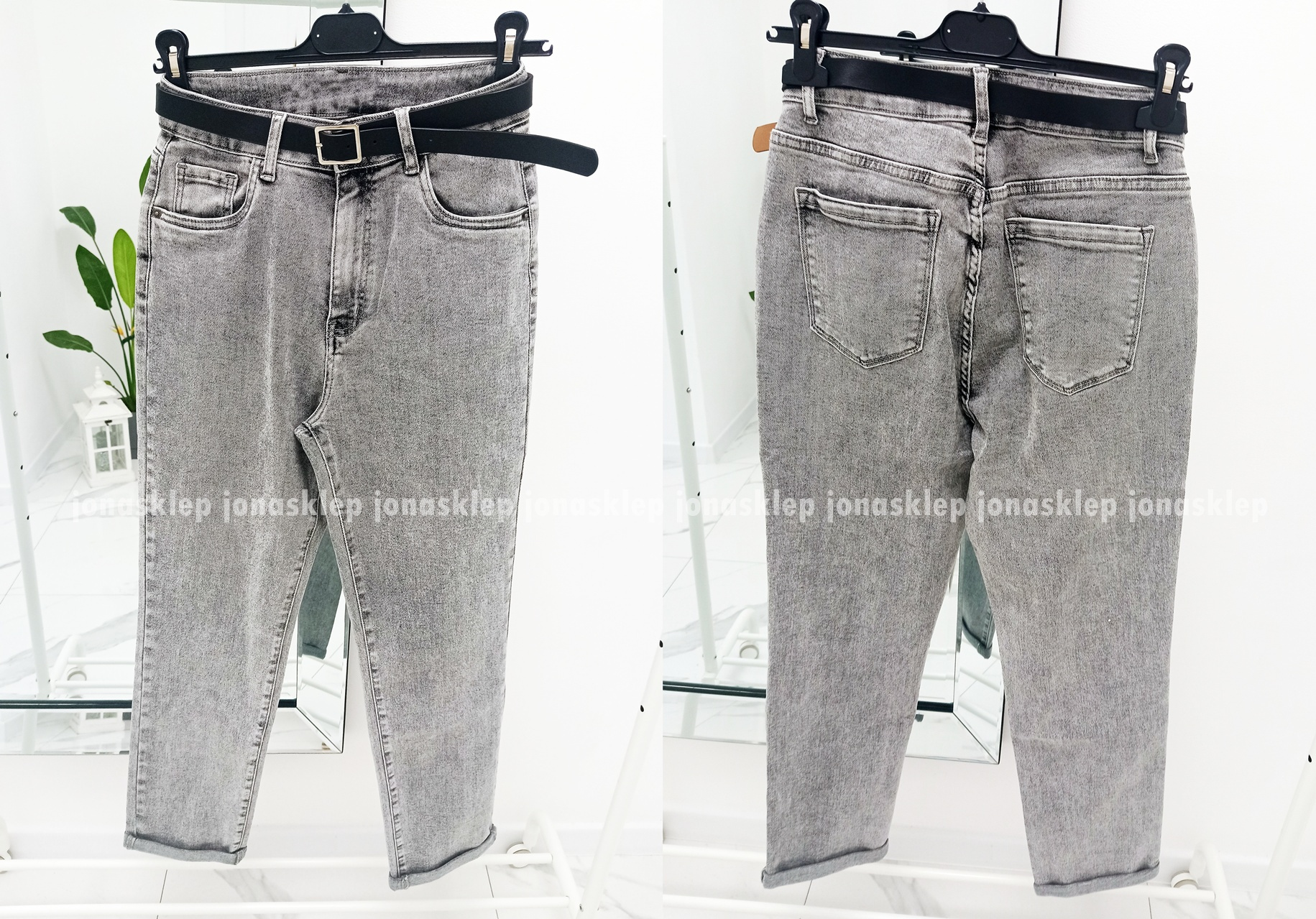 VINTAGE mom fit casual GRAY baggy PLUS SIZE