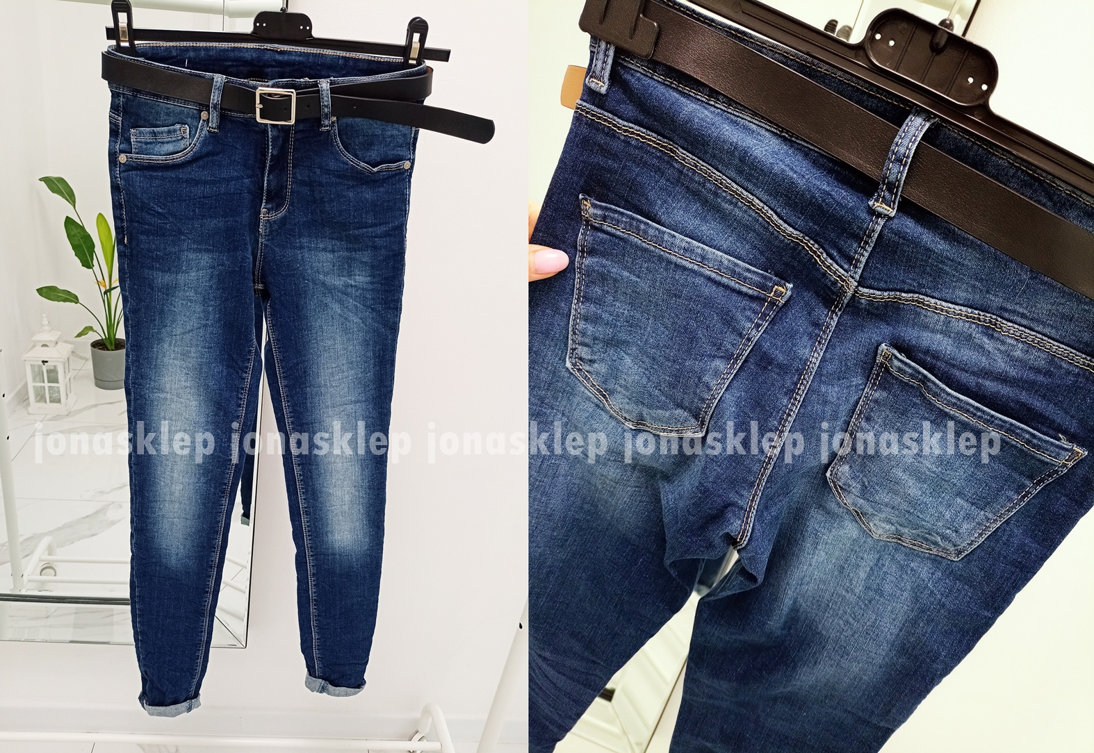 Classic jeans PUSH UP DENIM rurki