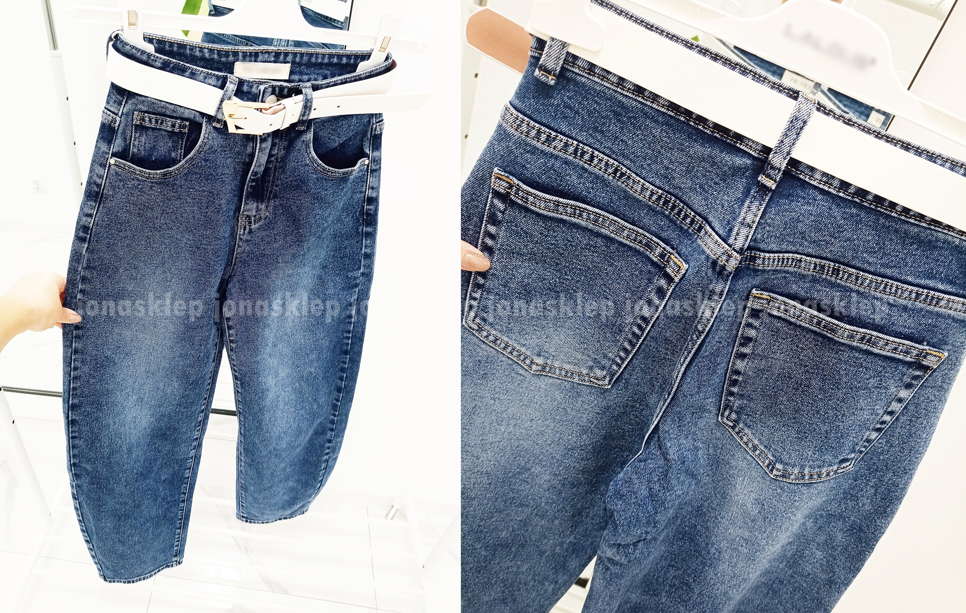BALLON JEANS BLUE vintage new look LUŹNE