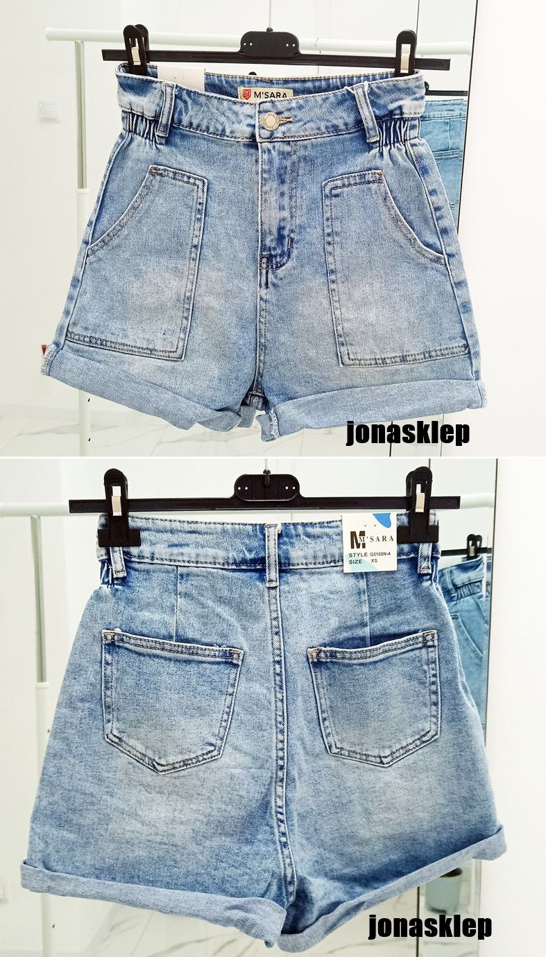 SZORTY hot Vintage kieszenie luźne