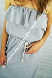 MAXI SUKIENKA ETNA szara