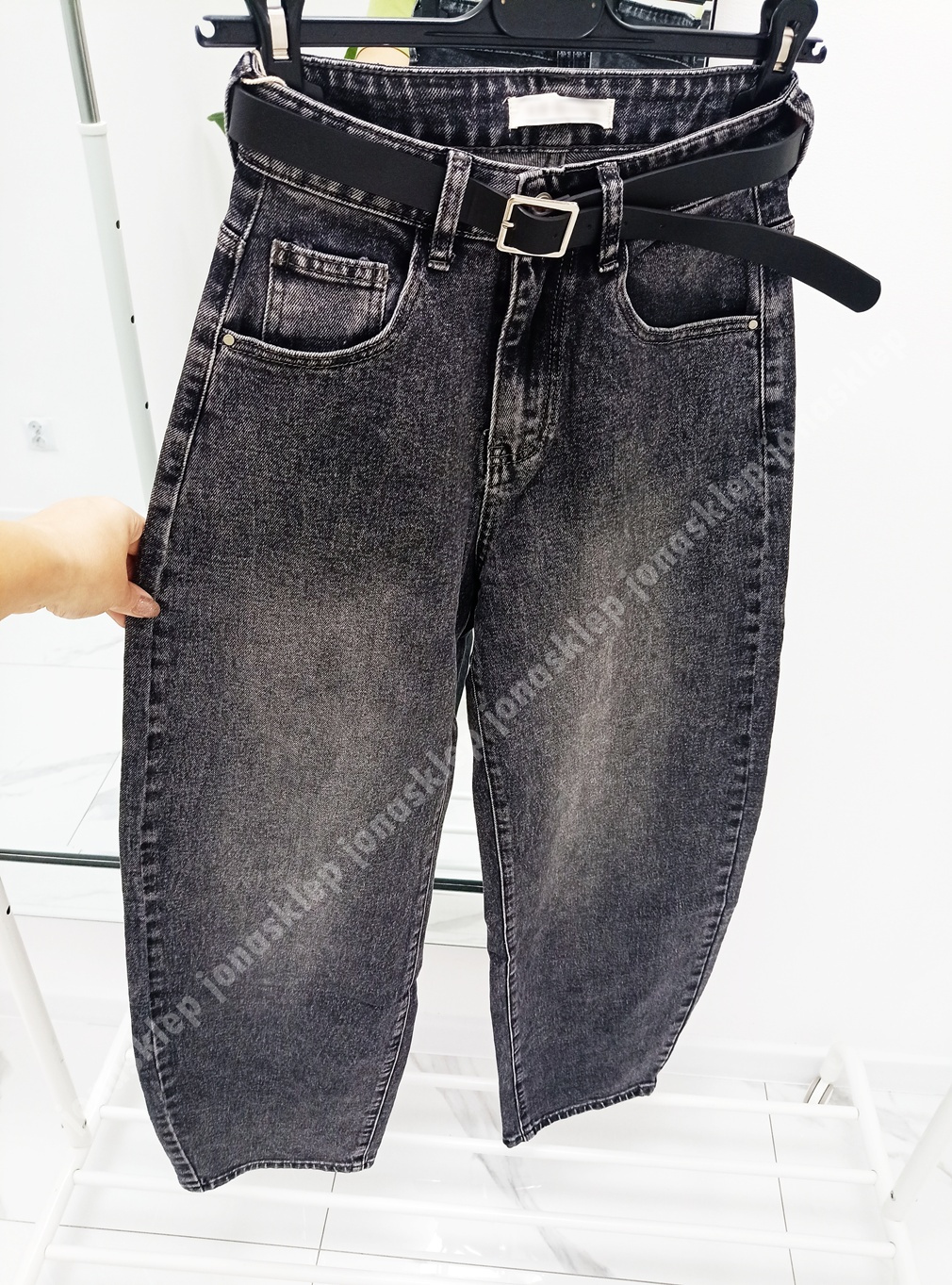 BALLON JEANS GRAY vintage new look LUŹNE