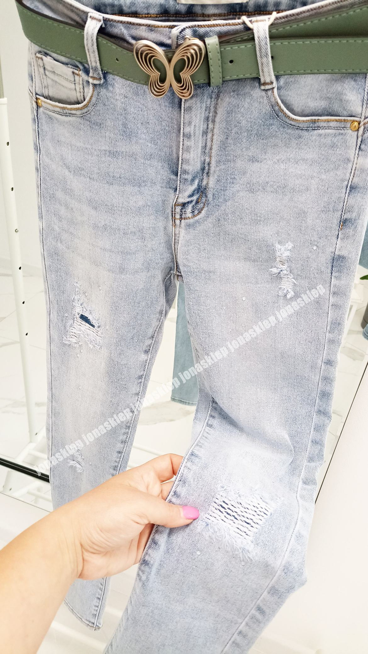 Rurki z cyrkoniami JASNE SLIM FIT shine