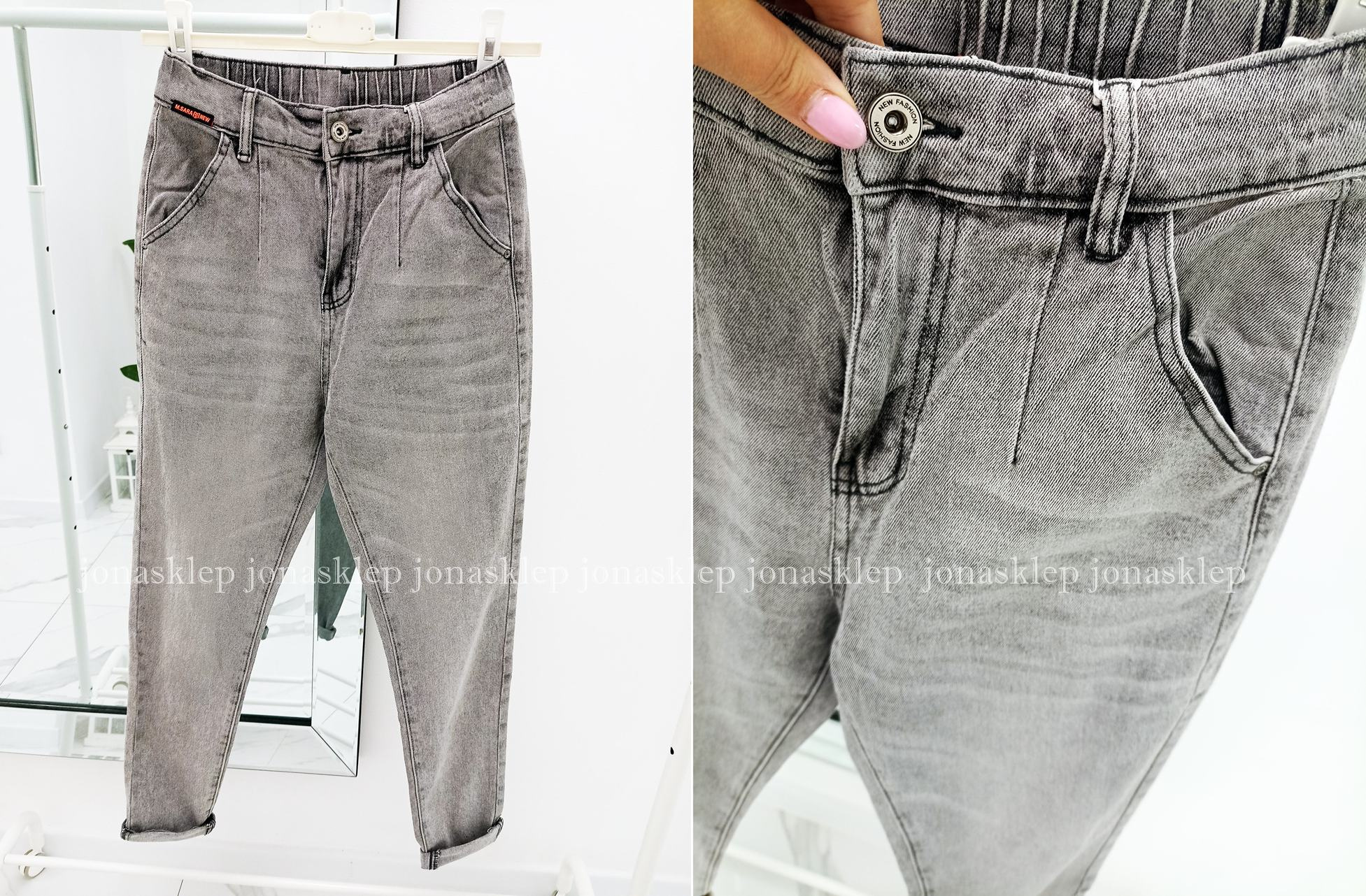 GRAY mom fit casual jogger baggy gumka
