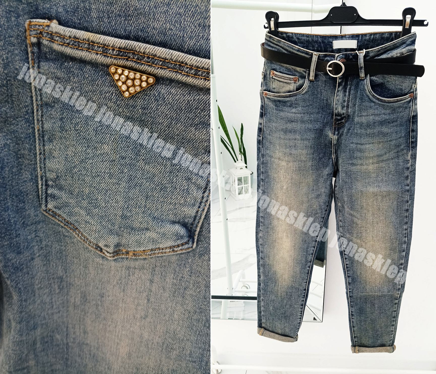 MAYBE mom fit casual baggy vintage