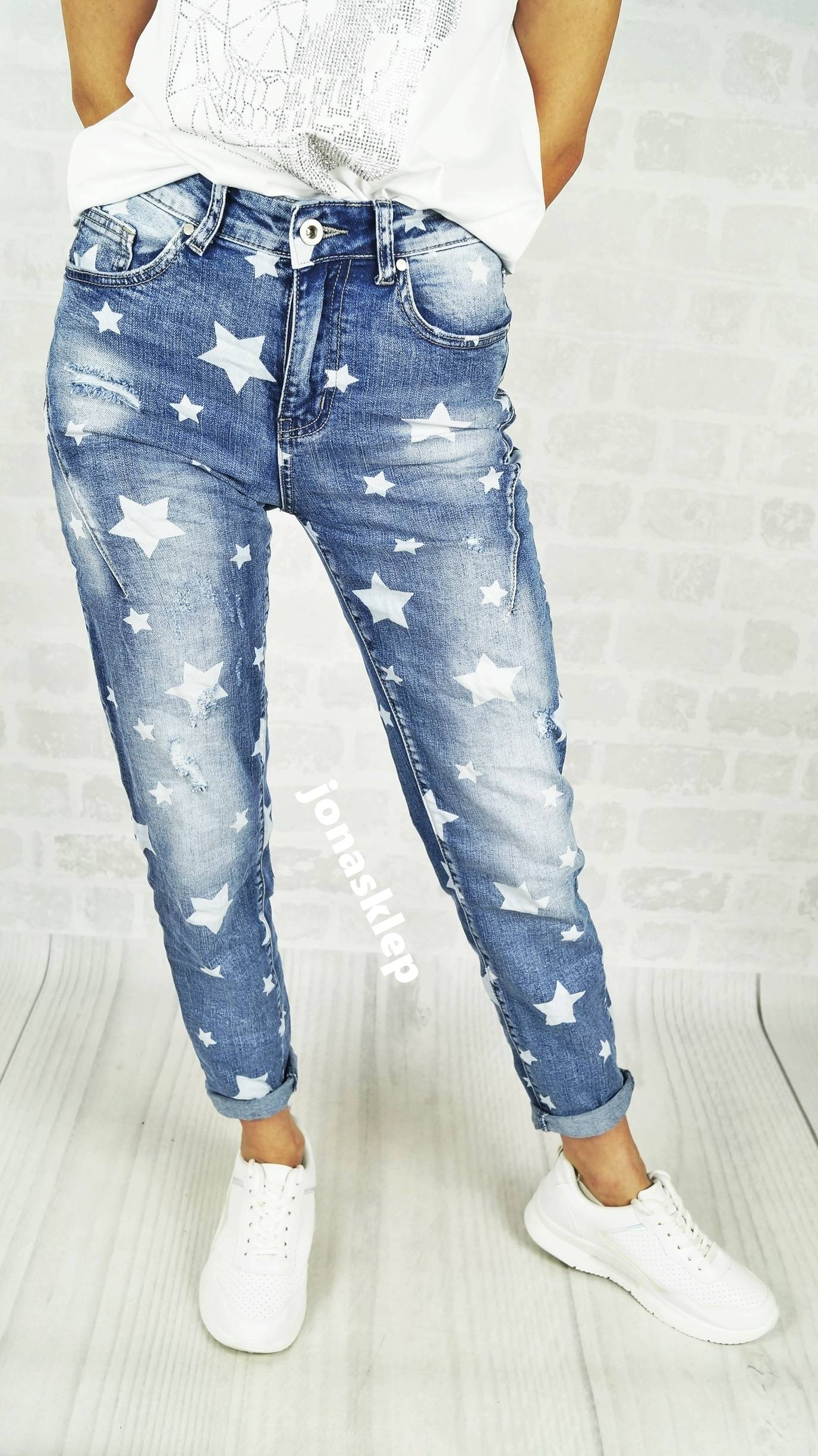 Baggy STAR JEANS przeszycia HOT