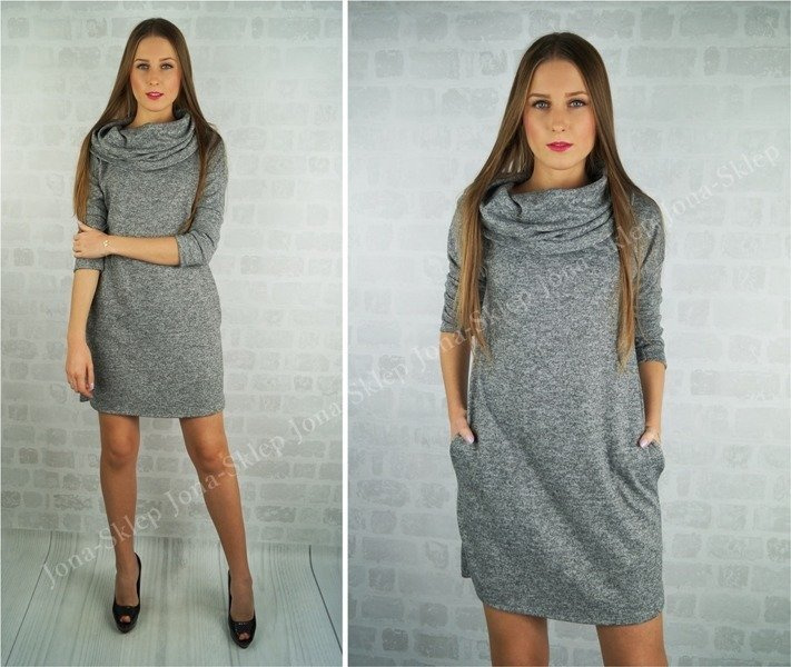 hot look ŚWIETNA SUKIENKA KOMIN GRAY