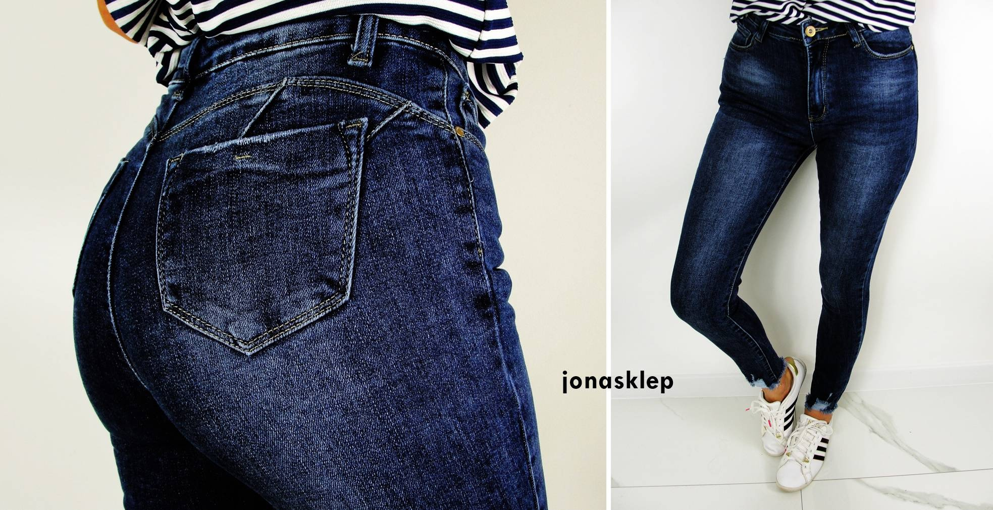 Classic jeans  HOLES dziury rurki ALONG