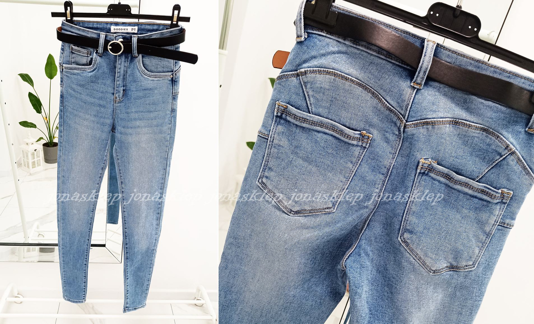 Spodnie LUXE classic jeansy DAMSKIE rurki