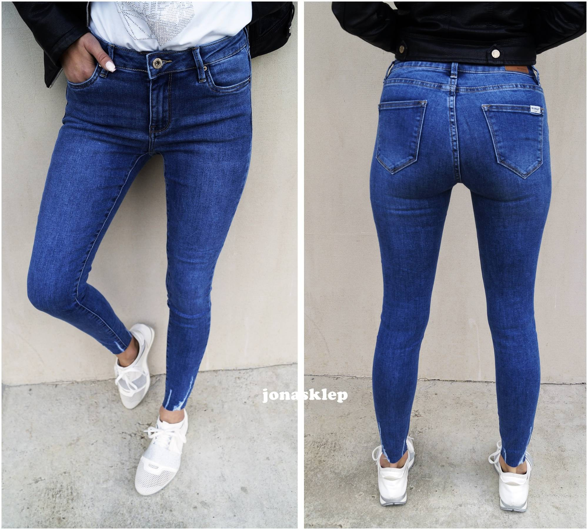 Classic jeans rurki MISS pazurki PUSH UP