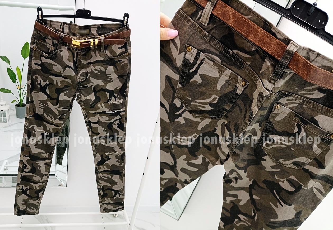 militarne NICOLE MORO BAGGY przetarcia