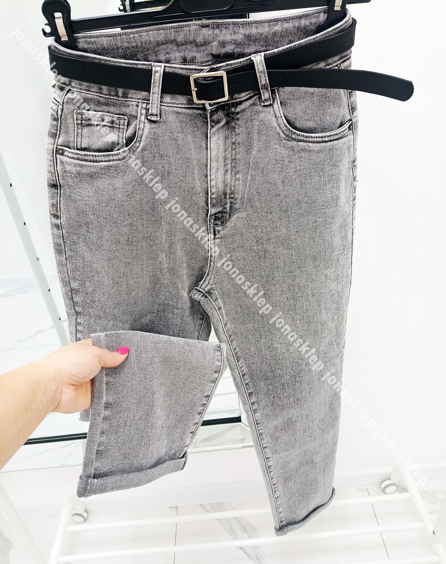 VINTAGE mom fit casual GRAY baggy PLUS SIZE