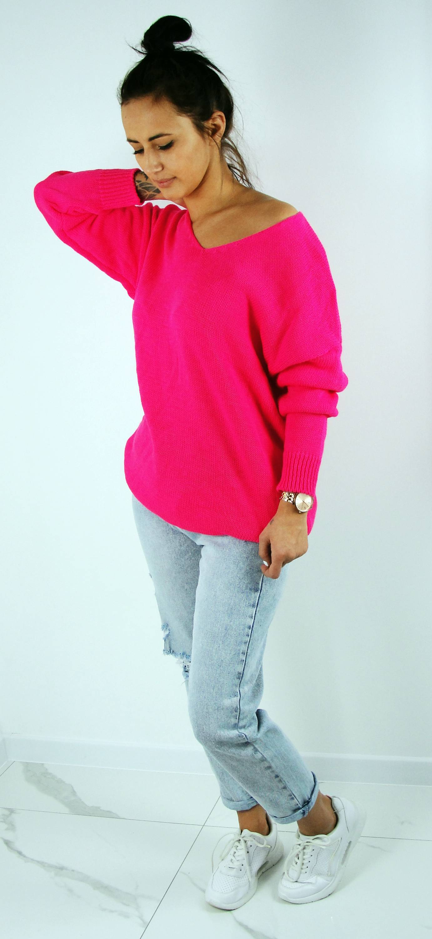 PREMIUM SWETER new look PINK italy serek