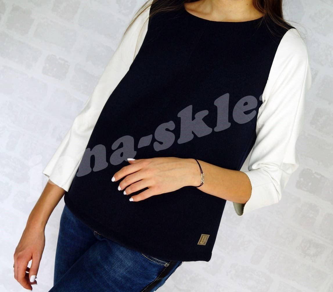 EXCLUSIVE BLUZKA SKÓRZANE RĘKAWY WHITE/GRANAT