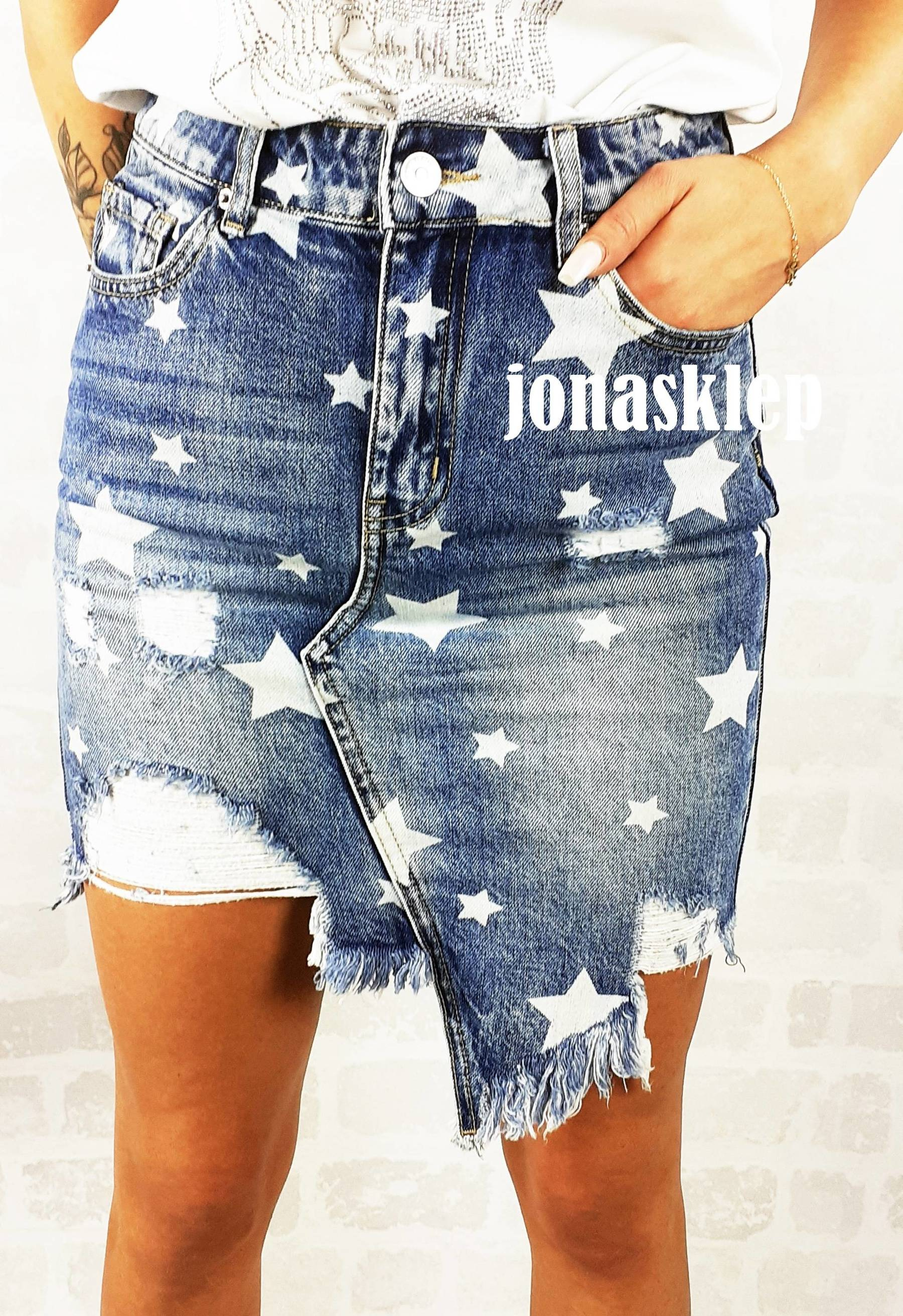 Elegancka Spódnica dziury STAR SEXY