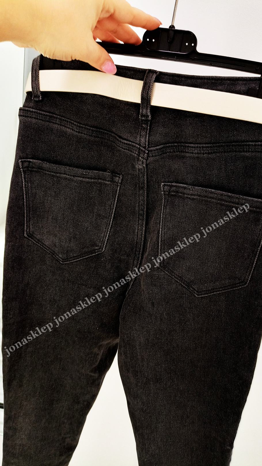 Jeansy NEW LOOK BLACK high waist