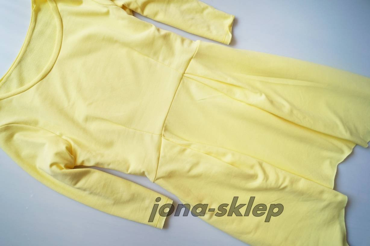 HOT ŚWIETNA SUKIENKA YELLOW