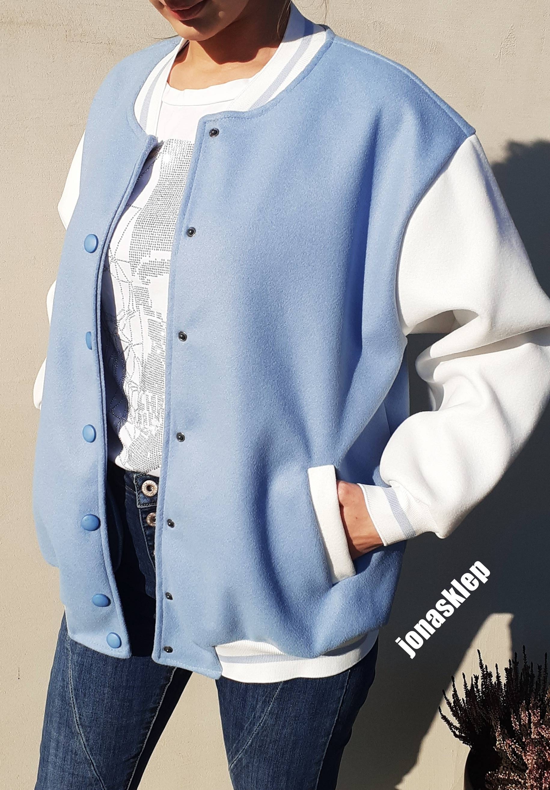 SUPER bluza BEJSBOLÓWKA OLDSCHOOL blue