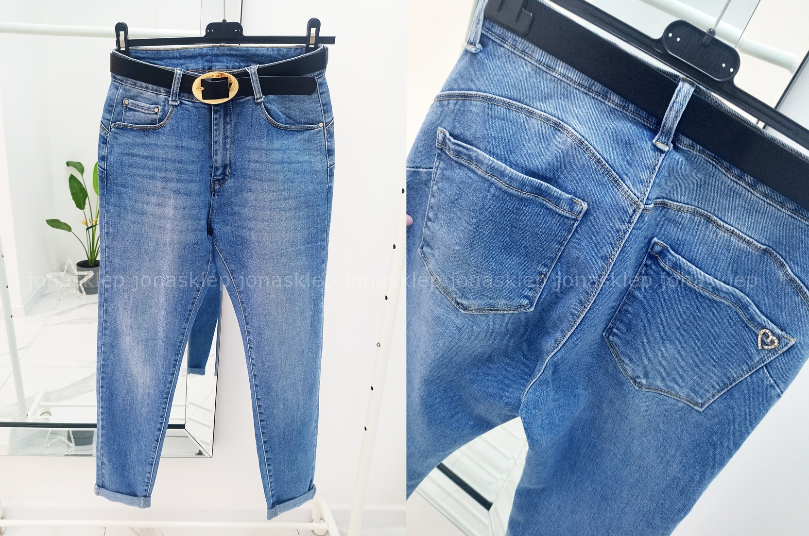 JASNE push up casual baggy PLUS SIZE