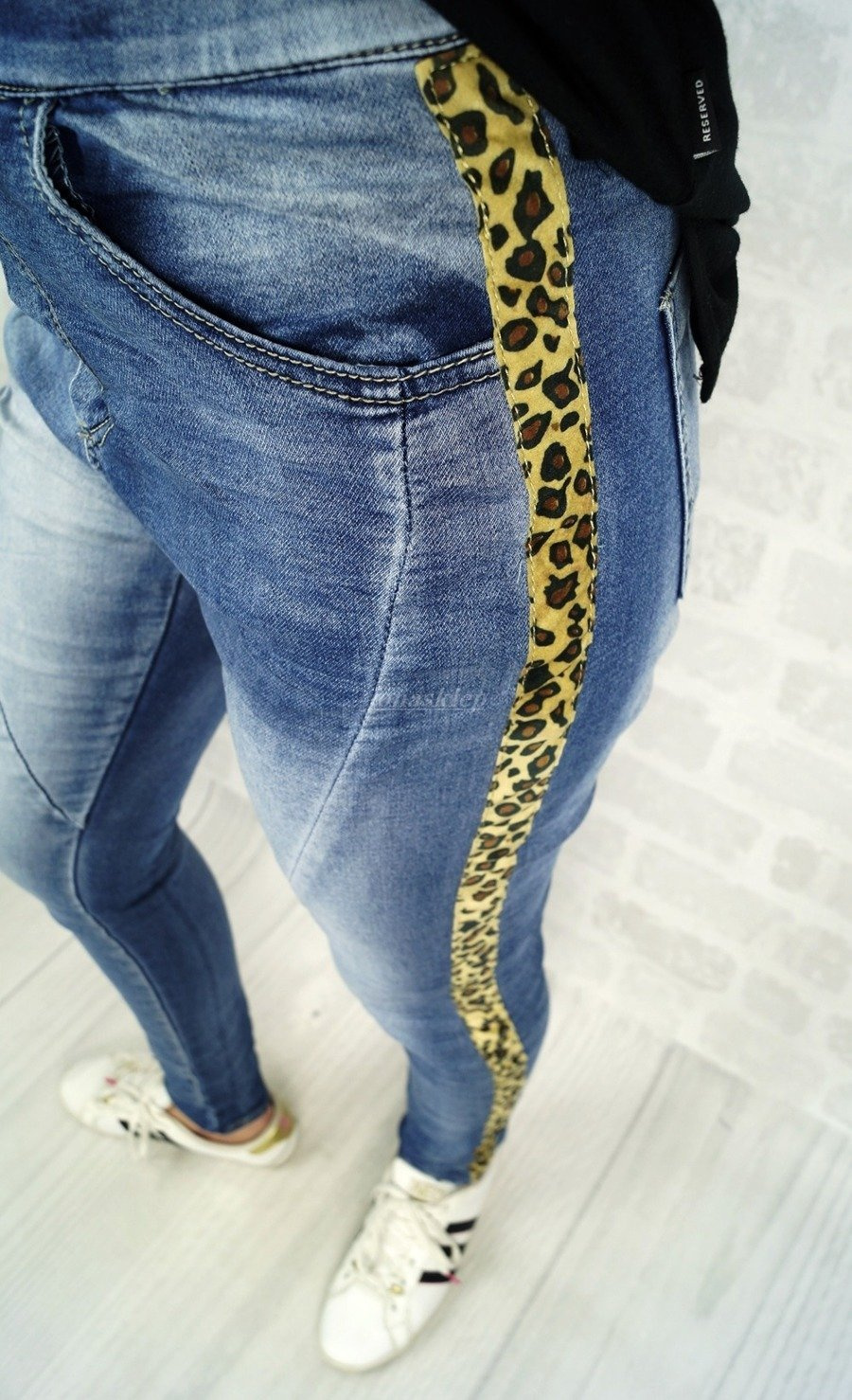 Spodnie jogger ZIP GUMKA lampas PANTERA WILD