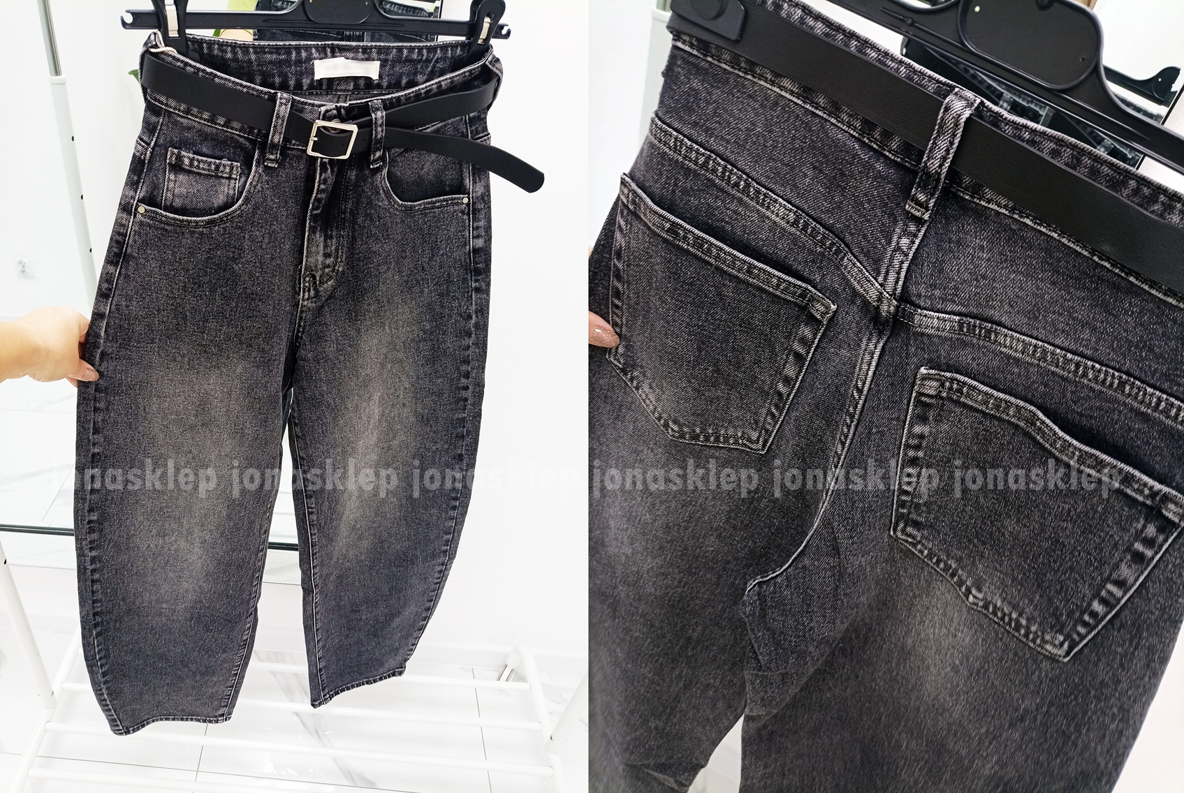 BALLON JEANS GRAY vintage new look LUŹNE