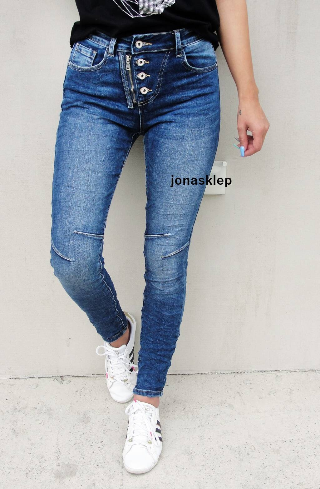 NEW zdobienia JEANS PUSH UP pas