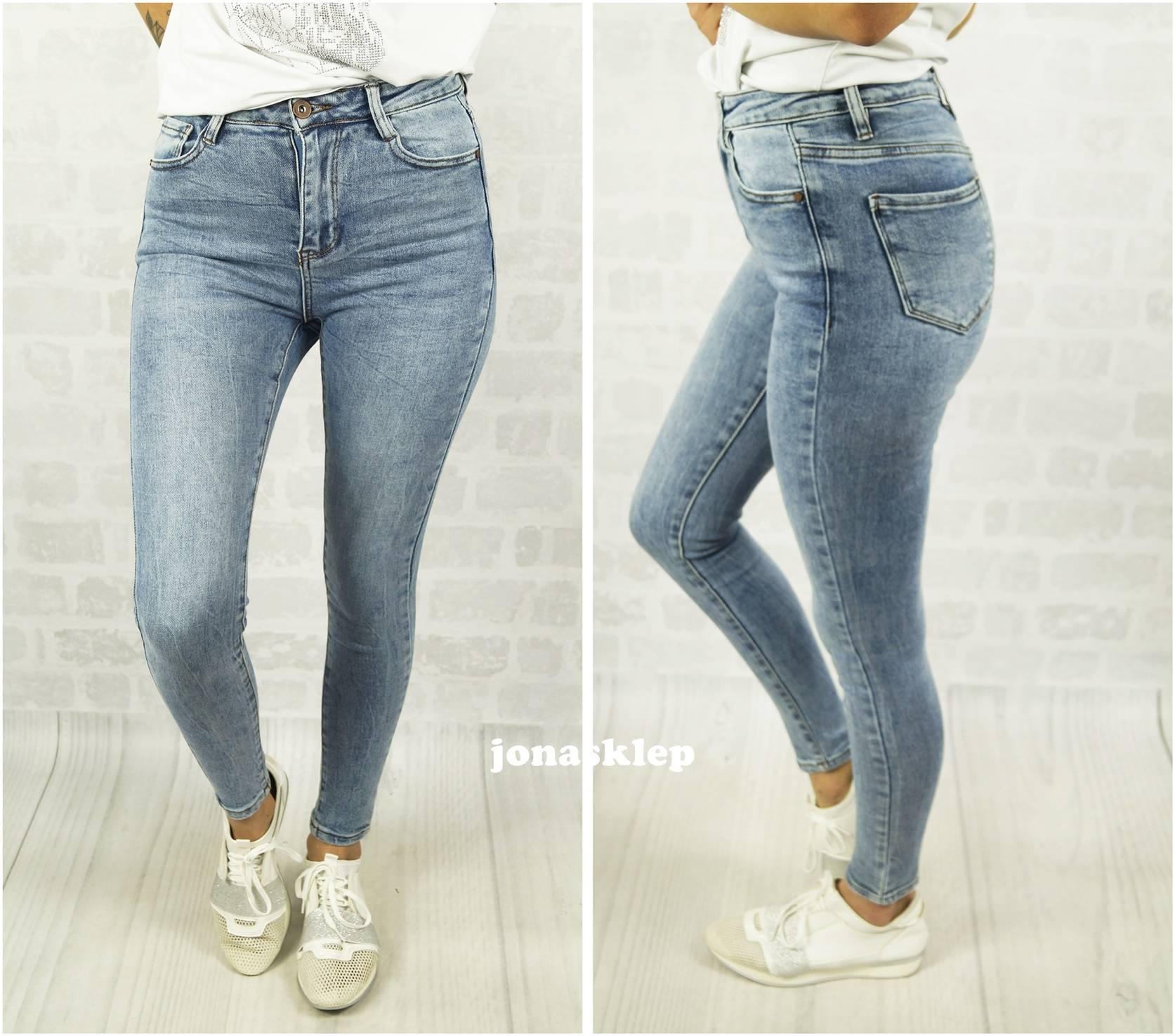 Classic jasny jeans rurki LAU premium