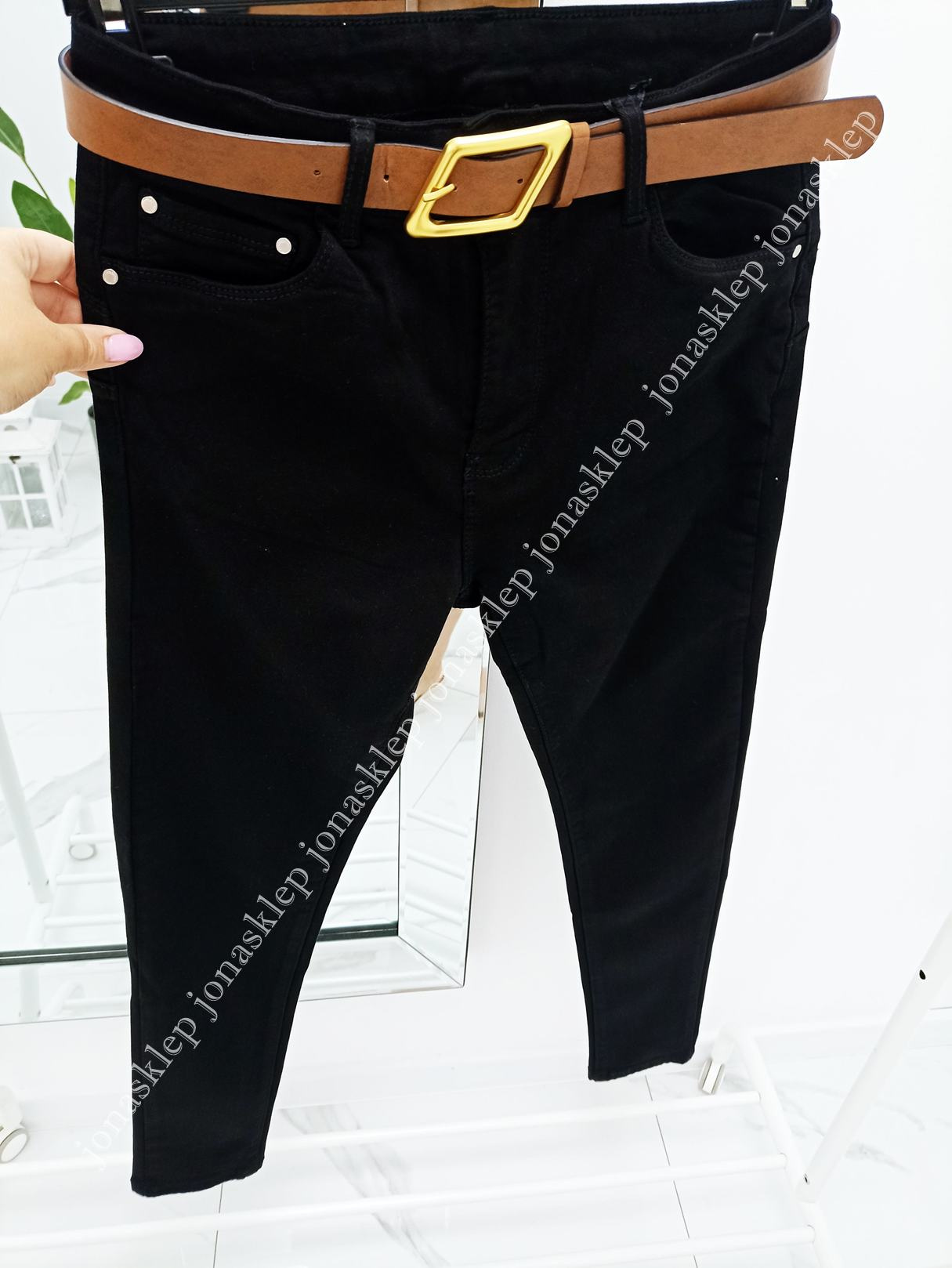 Czarne spodnie new look push up PLUS SIZE