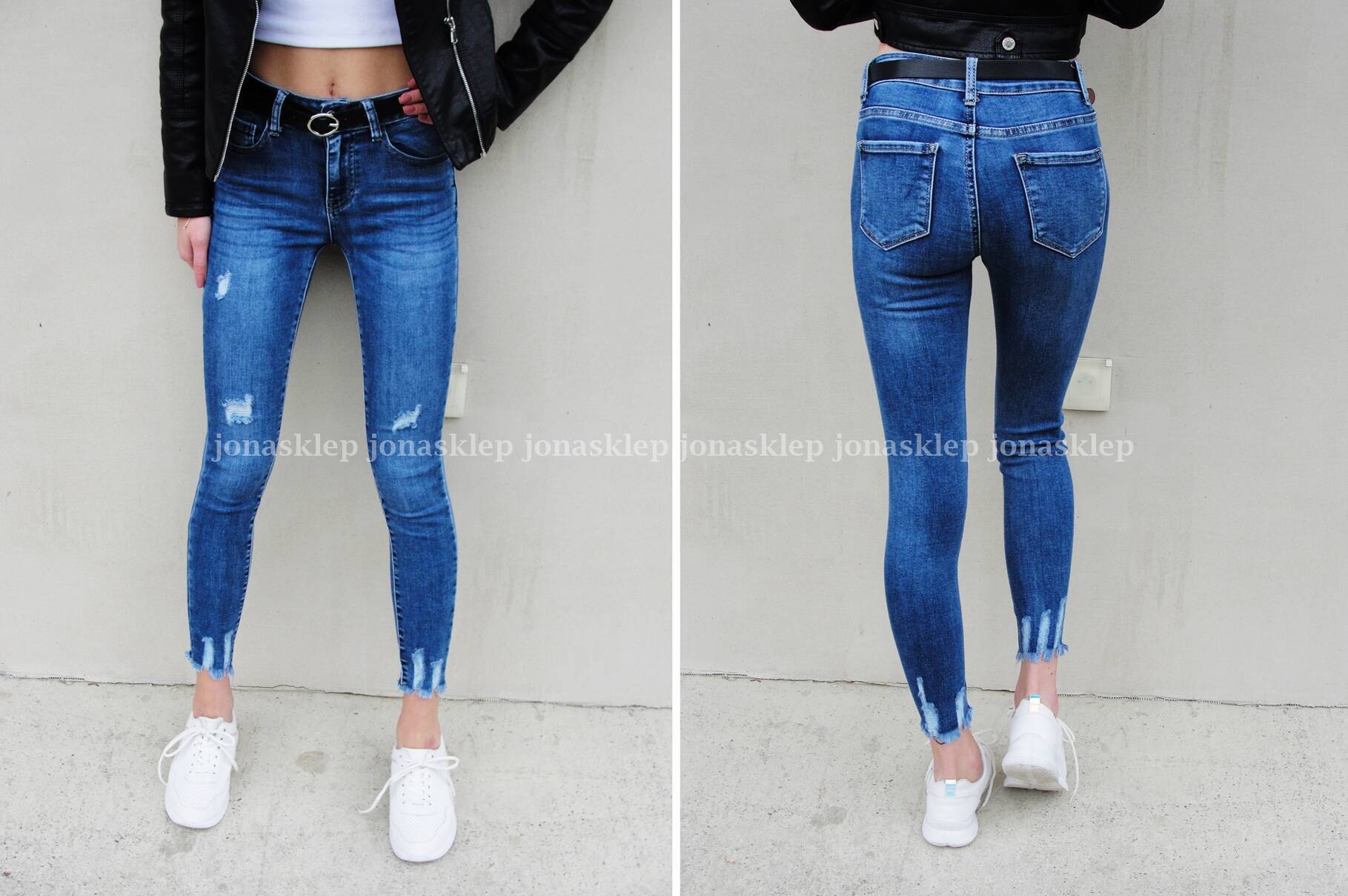 Classic jeans HOLES dziury rurki DAY pazurki