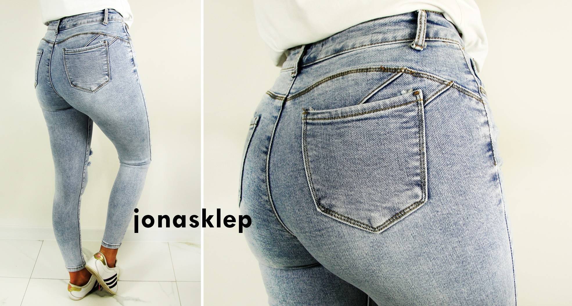 Classic jeans PUSH UP rurki Sara