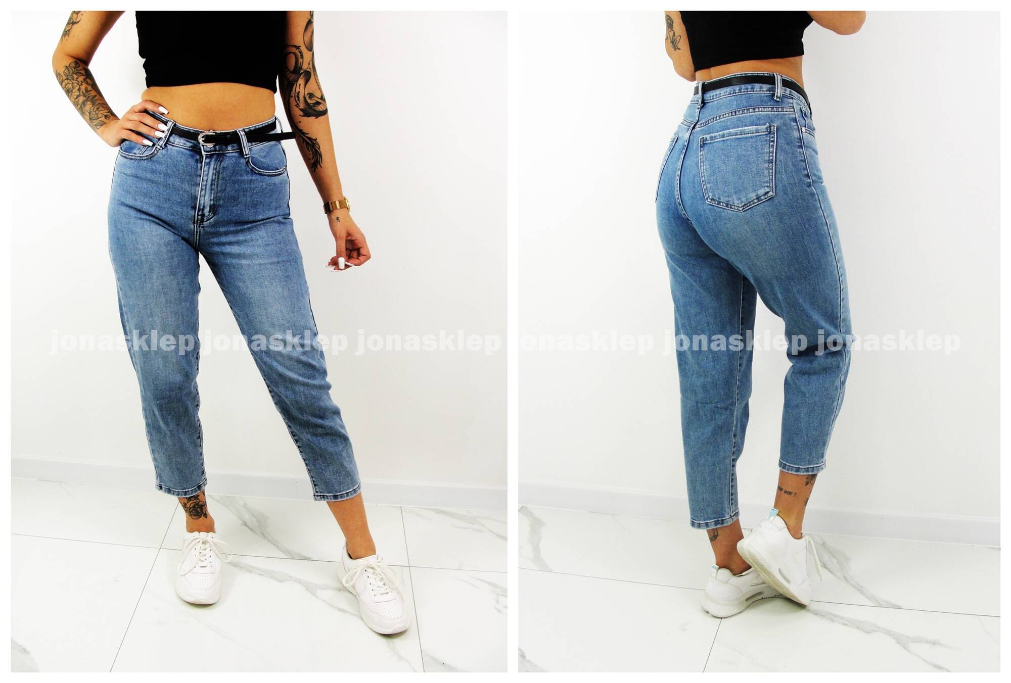 PAPERBAG JEANS new look LUŹNE MOM