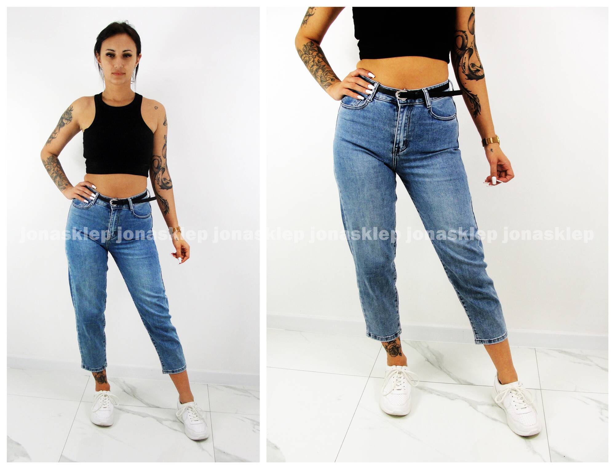 PAPERBAG JEANS new look LUŹNE MOM