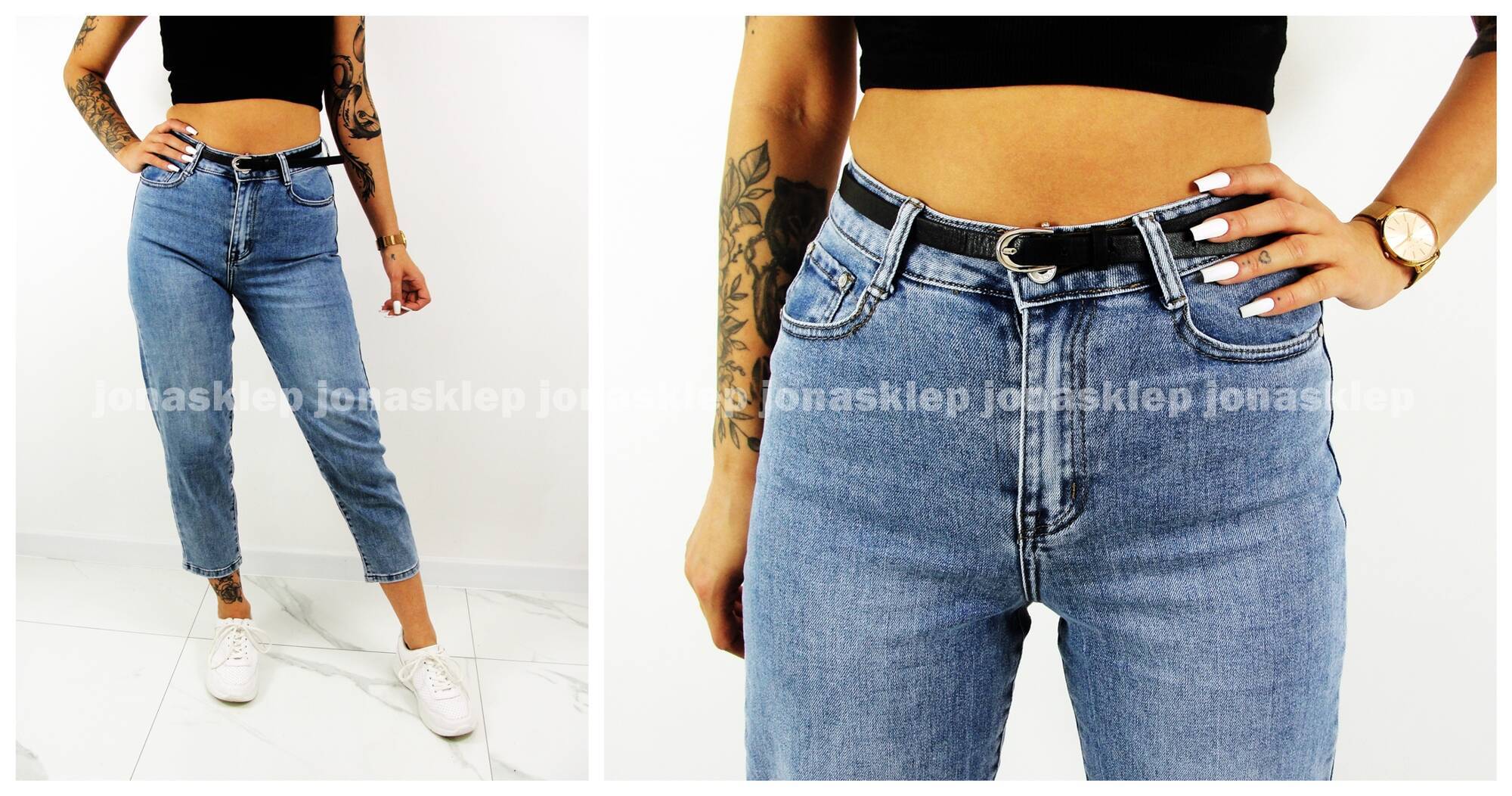 PAPERBAG JEANS new look LUŹNE MOM