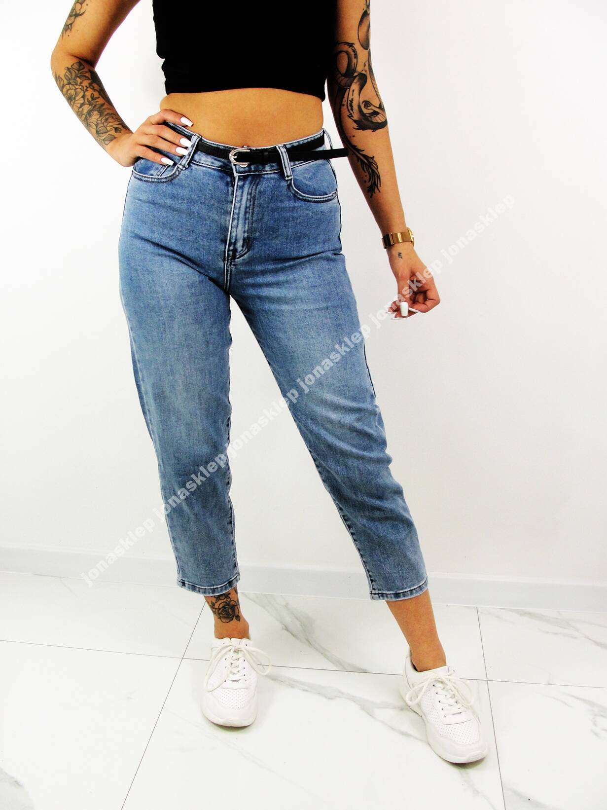 PAPERBAG JEANS new look LUŹNE MOM